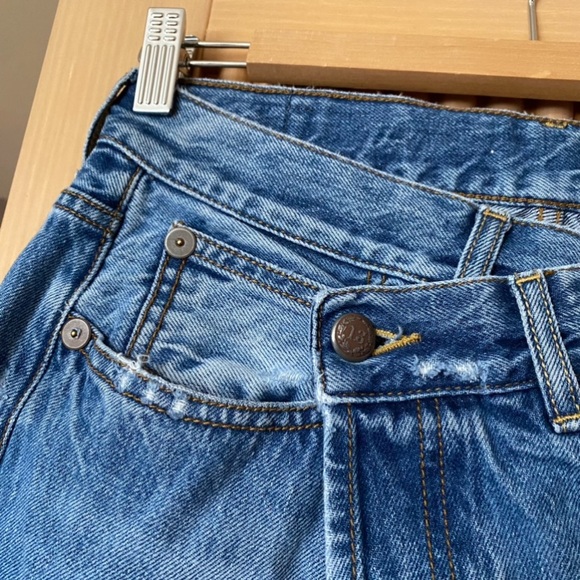 R13 Crossover straight leg jean Jasper blue - Picture 7 of 15